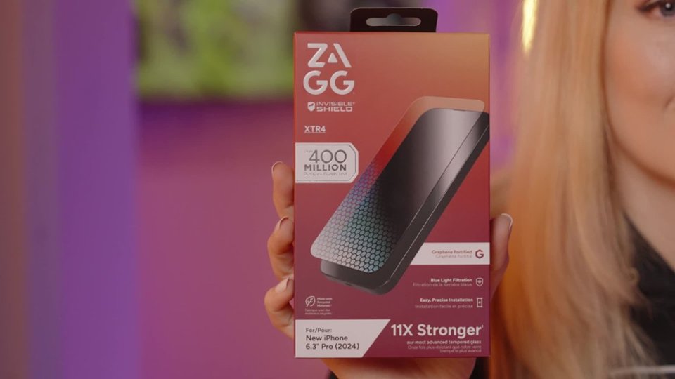 Unboxing the ZAGG InvisibleShield Glass XTR4 video 0 minutes 46 seconds