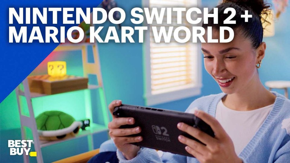 Nintendo Switch 2 + Mario Kart World video 0 minutes 48 seconds