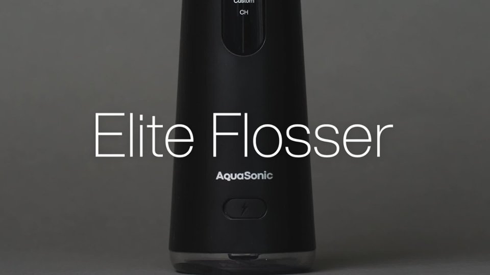 Aquasonic Elite Flosser 2025 video 0 minutes 48 seconds
