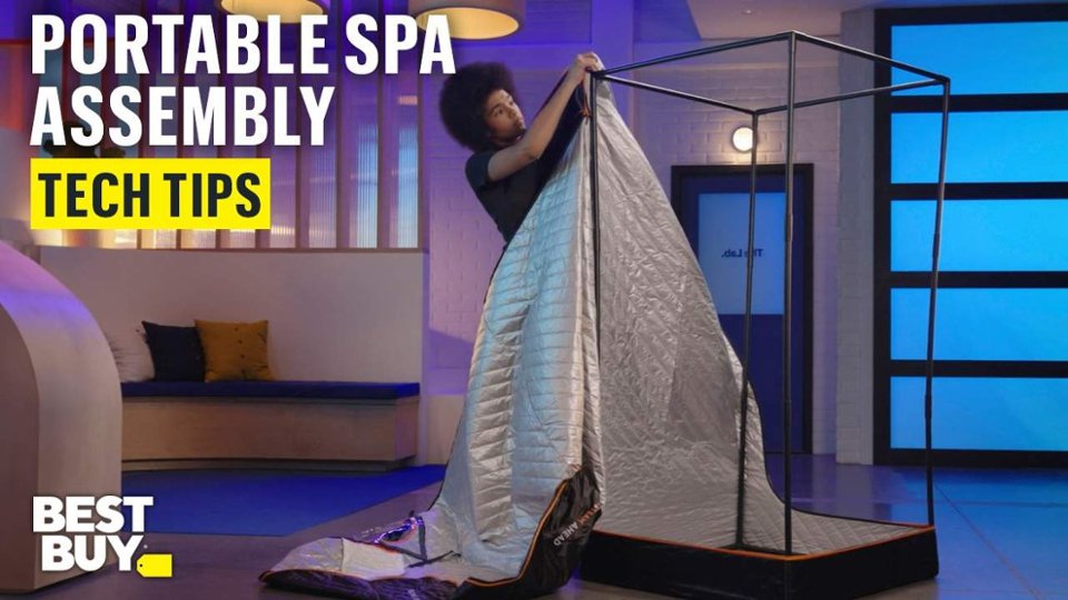 How to Assemble the Sharper Image® Steamer Sauna Portable Spa video 1 minutes 00 seconds