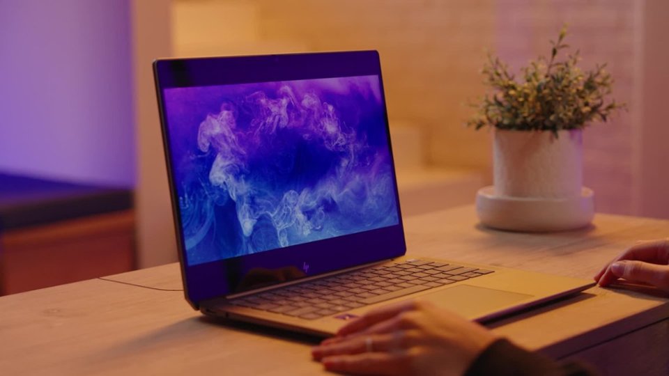 AI-enabled Camera on the HP OmniBook Ultra 14" 2.2K Touch-Screen Laptop video 0 minutes 56 seconds