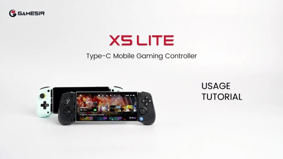 GameSir X5 Lite - Usage Tutorial video 1 minutes 59 seconds
