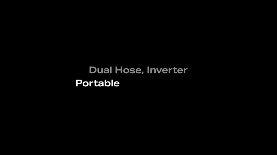 Dual Hose Inverter Portable Air Conditioner video 0 minutes 41 seconds