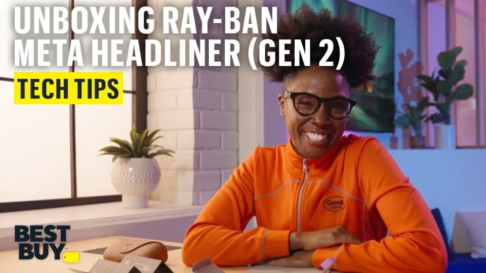 Unboxing the Ray-Ban Meta Headliner (Gen 2) Glasses video 0 minutes 57 seconds