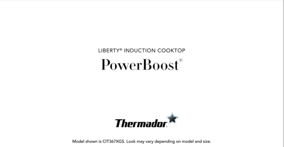 PowerBoost Feature Found in Select Liberty Induction Cooktops video 0 minutes 24 seconds