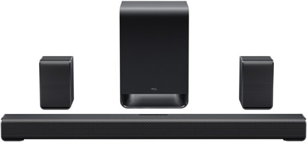 TCL - S-Class S65K 5.1 Channel Dolby Atmos Soundbar with Wireless Subwoofer (2026) - Charcoal
