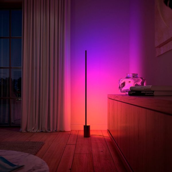 Philips - Hue Gradient Signe Floor Lamp - Black