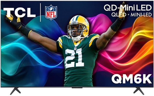 TCL - 75" Class QM6K Series 4K UHD HDR QD Mini LED Smart TV with Google TV (2025)