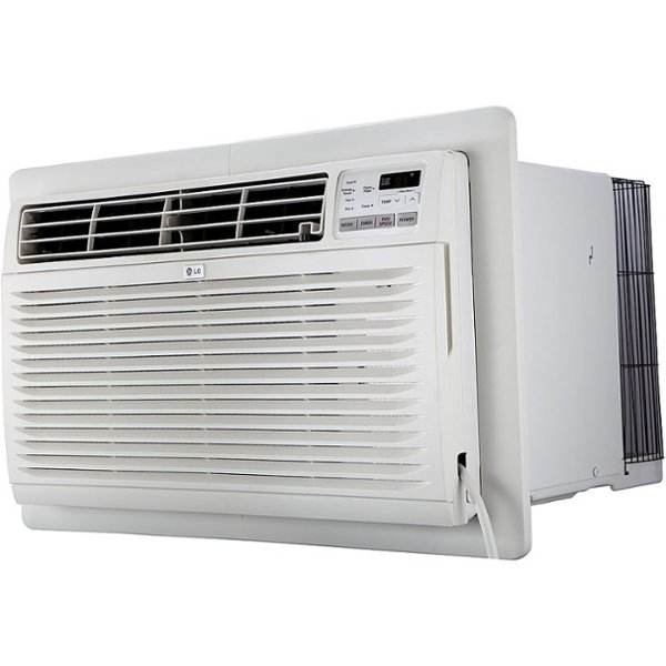 LG - 330 Sq. Ft. 7,800 BTU In Wall Air Conditioner with Remote - White