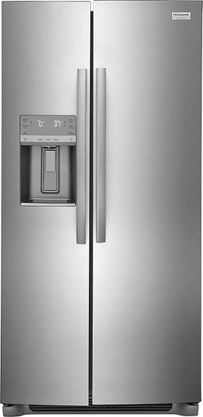Frigidaire - Gallery 33 in. Wide 22.3 Cu. Ft. Side-by-Side Refrigerator - Smudge Proof Stainless Steel