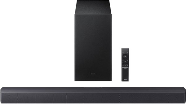 Samsung - B-Series HW-B550F 2.1Ch DTS Virtual:X Soundbar with Subwoofer - Titan Black