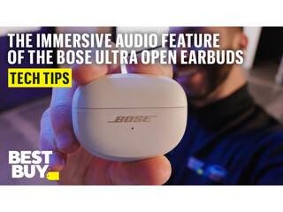 Immersive Audio of the Bose Ultra Open Earbuds Video video 0 minutes 41 seconds