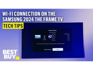 Connecting to Wi-Fi on the 2024 Samsung The Frame TV Video video 0 minutes 49 seconds