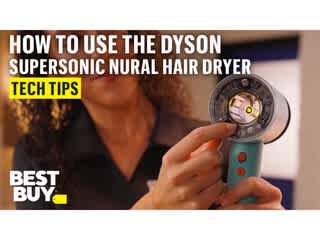 Controls on the Dyson Supersonic Nural Hair Dryer video 0 minutes 46 seconds