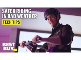 Riding the Segway Max G2 Electric Kick Scooter in Bad Weather Conditions video 0 minutes 34 seconds